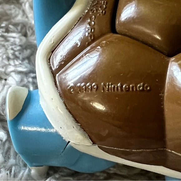 NINTENDO POKEMON BLASTOISE WATER SQUIRTER FIGURE 1999 BURGER KING KIDS MEAL TOY - Picture 7 of 8